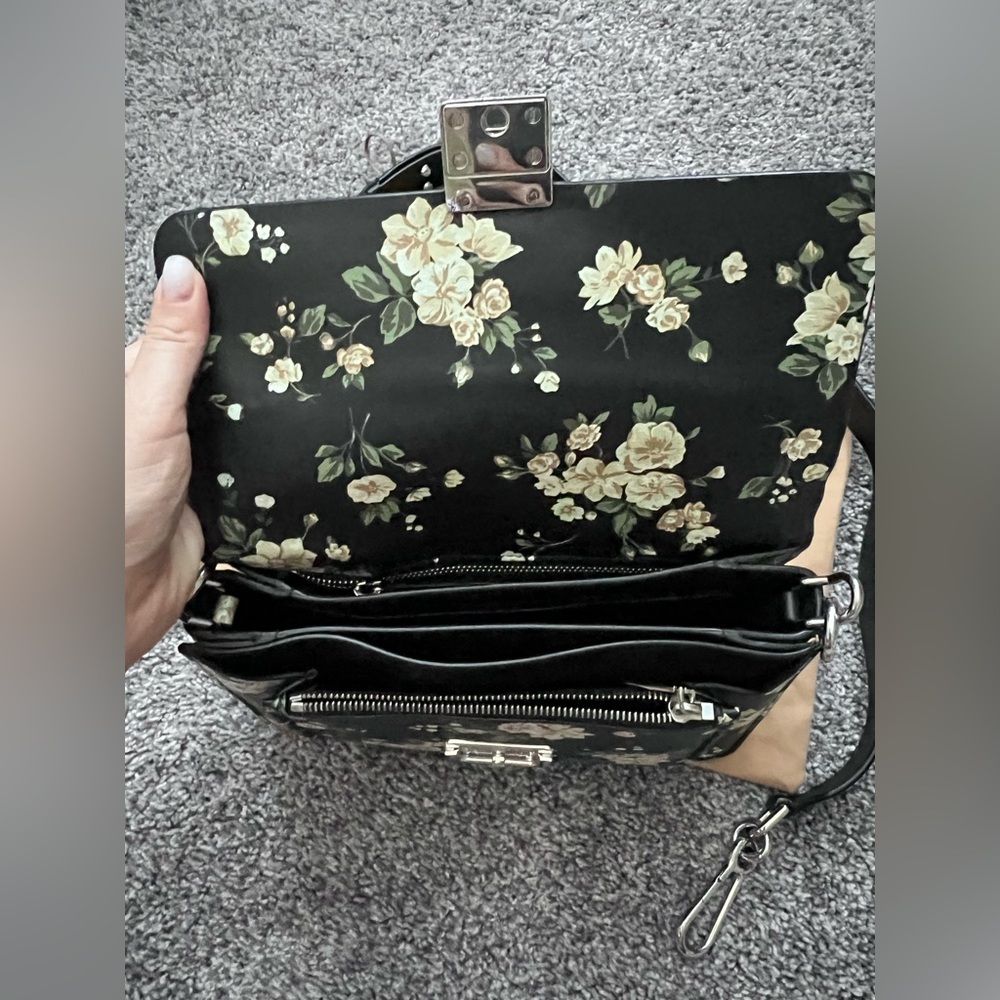 Michael Kors Crawford Floral Shoulder Bag - Picture 3 of 16